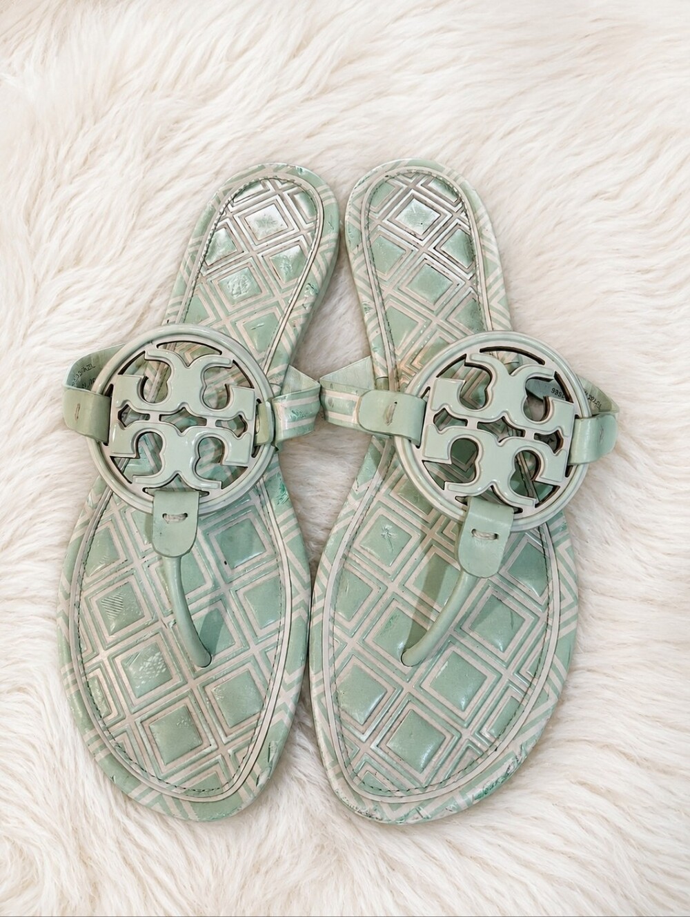 TORY BURCH Metal Miller Sandal in Seafoam